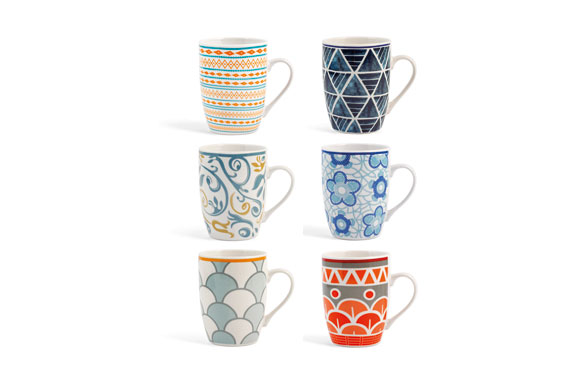 MUG NEW BONE CHINA MULTIDE35 CL